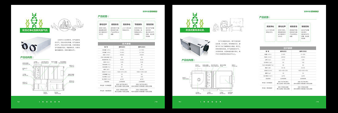 空氣淨化器産品畫冊設計-6