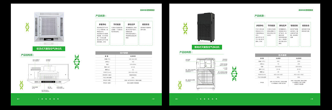 空氣淨化器産品畫冊設計-8